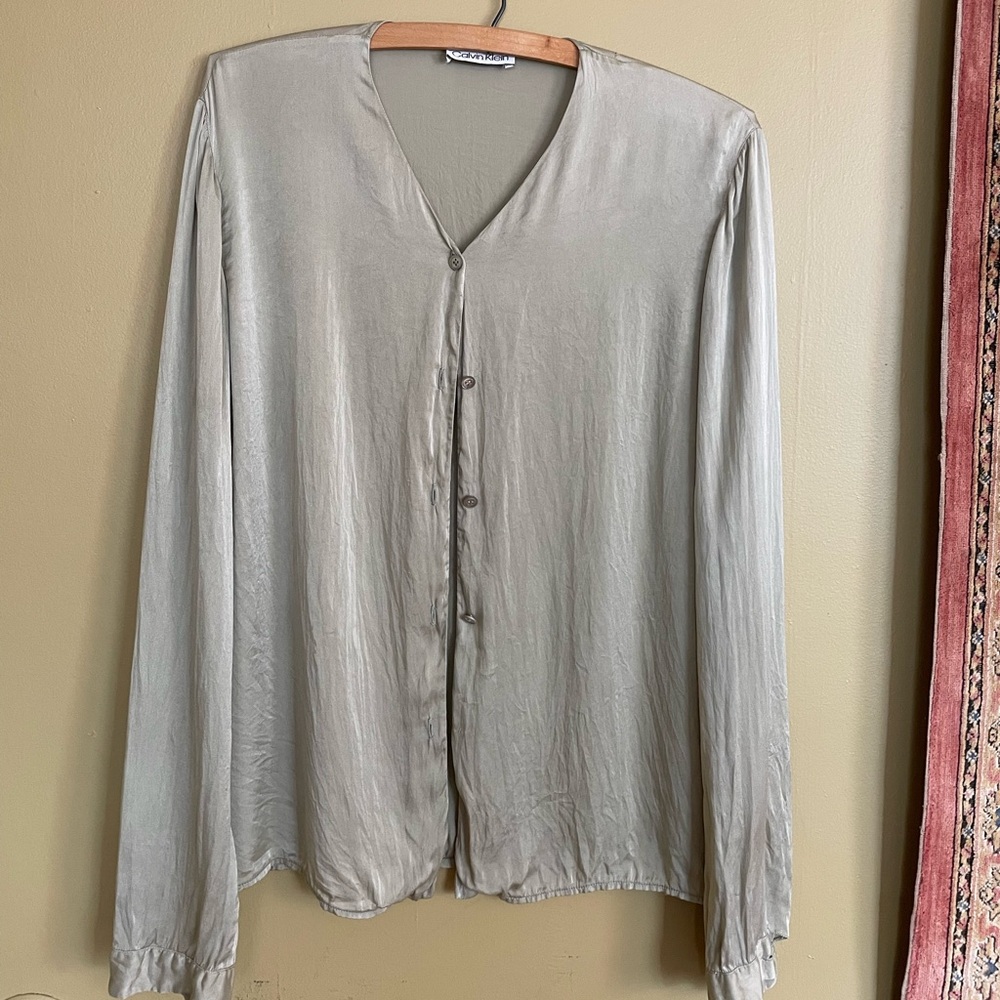 Vintage Calvin Klein Silk Blouse
